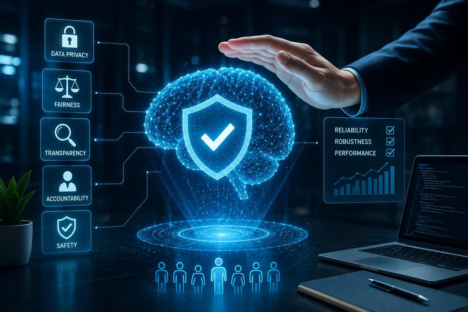 Ensure professional-grade reliability by implementing rigorous test-driven development and human-in-the-loop governance for your AI architectures.