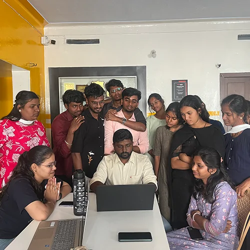 training session with mentor